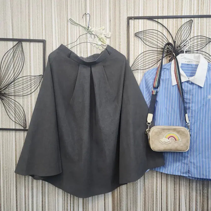 [BUNJANG] Corduroy Dark Gray Long Bending Skirt / 코듀로이 다크그레이 롱 밴딩 스커트 free