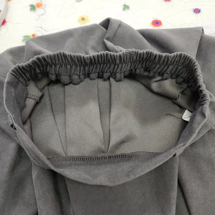 [BUNJANG] Corduroy Dark Gray Long Bending Skirt / 코듀로이 다크그레이 롱 밴딩 스커트 free