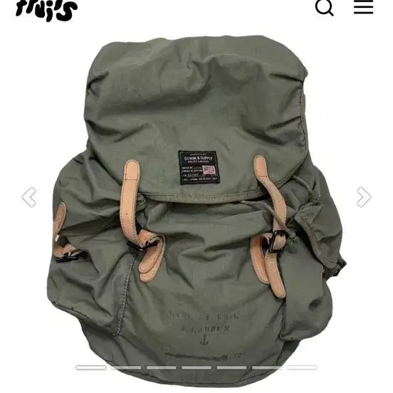 [BUNJANG] Polo Ralph Lauren Denim Supply Rucksack Backpack / 폴로랄프로렌 데님서플라이 럭색 백팩