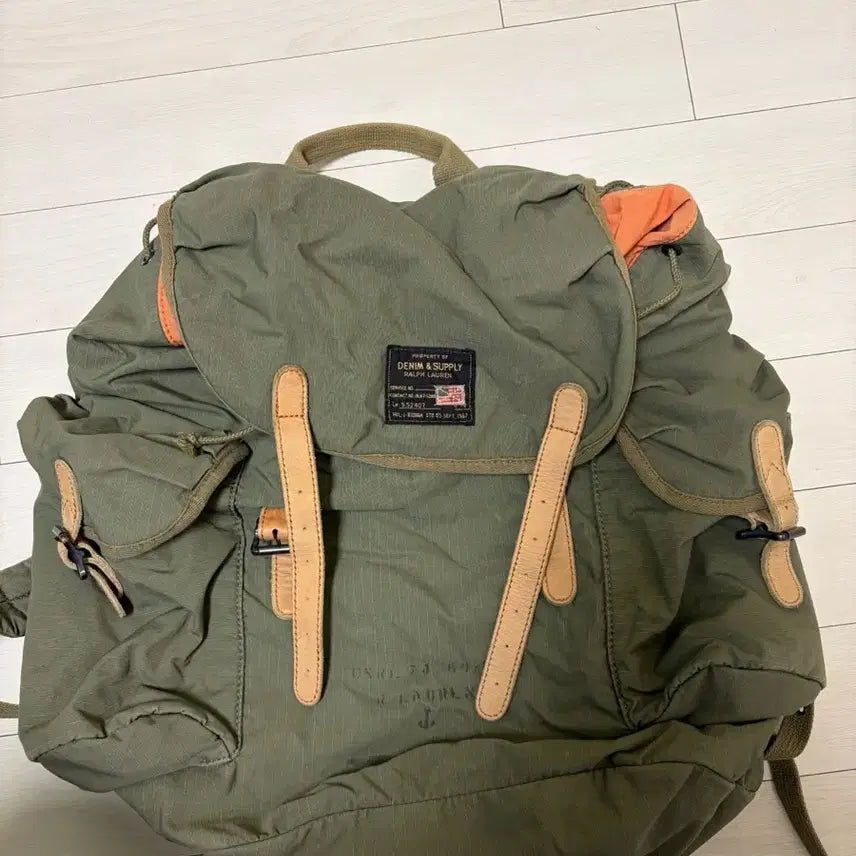 [BUNJANG] Polo Ralph Lauren Denim Supply Rucksack Backpack / 폴로랄프로렌 데님서플라이 럭색 백팩