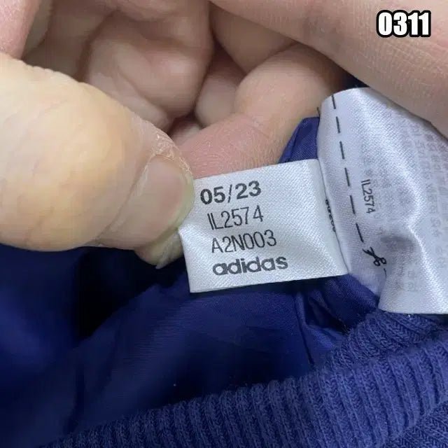 [BUNJANG] Adidas SST Bomber Jacket Dark Blue White / S 아디다스 SST 봄버 자켓 다크 블루 화이트