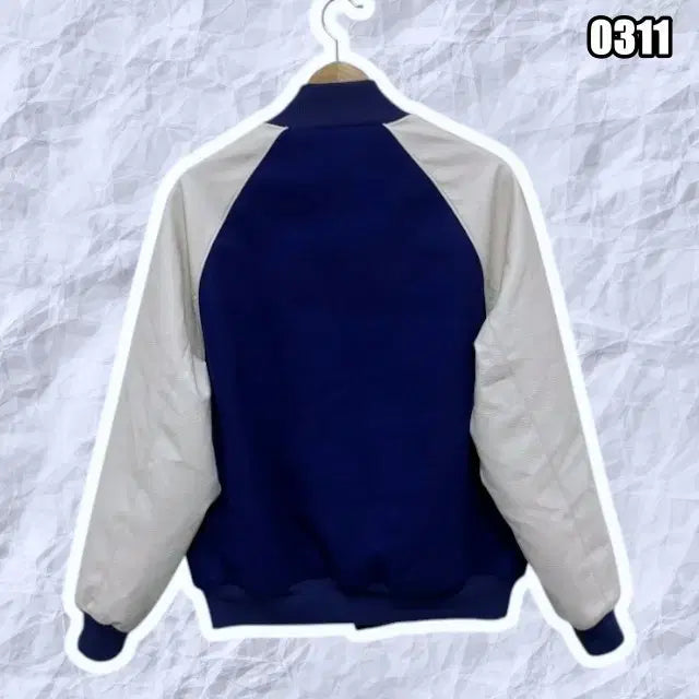 [BUNJANG] Adidas SST Bomber Jacket Dark Blue White / S 아디다스 SST 봄버 자켓 다크 블루 화이트