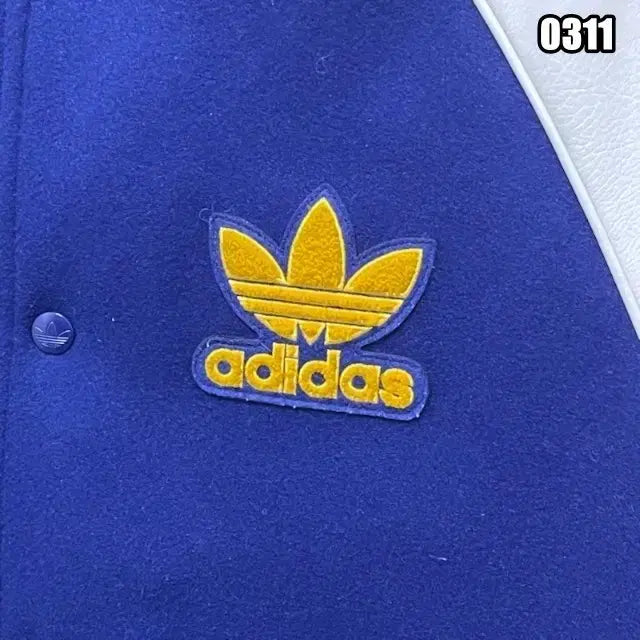 [BUNJANG] Adidas SST Bomber Jacket Dark Blue White / S 아디다스 SST 봄버 자켓 다크 블루 화이트