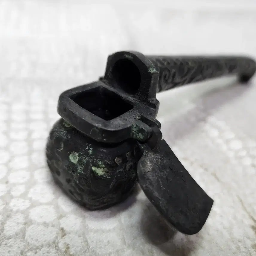 [BUNJANG] Bronze Ink and Brush Holder / 청동 붓먹물통 동브론즈 휴대용 서예도구 붓글씨
