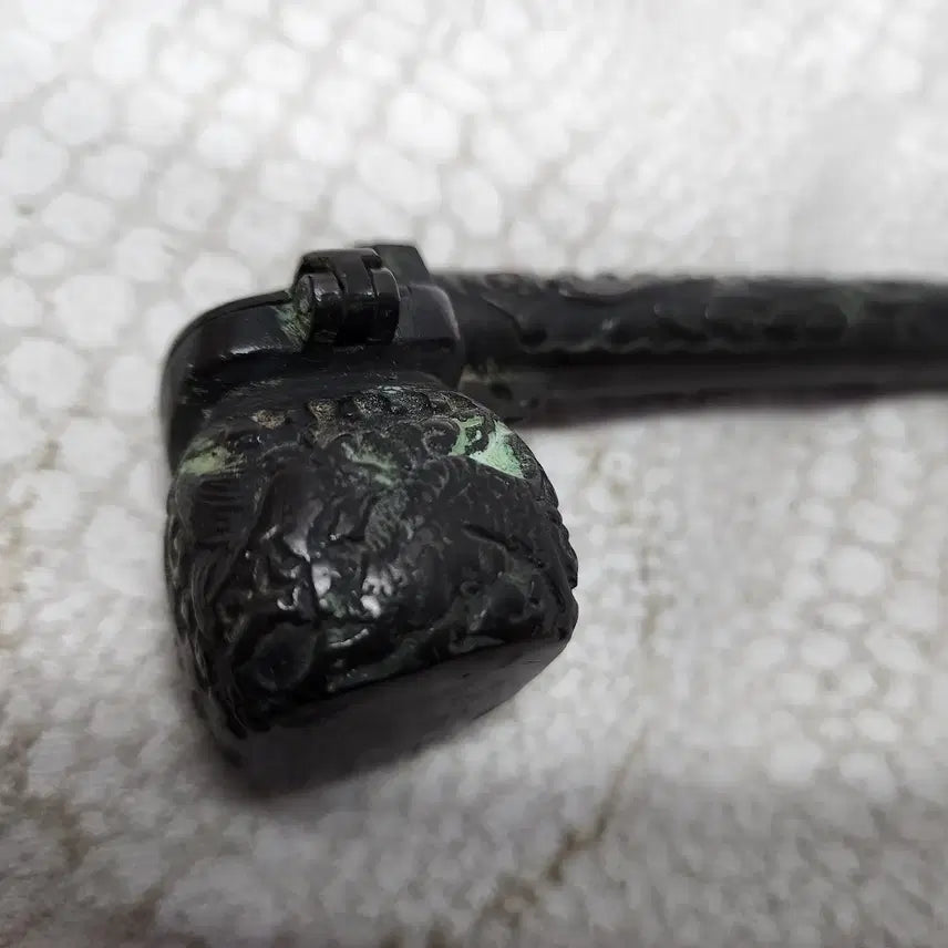 [BUNJANG] Bronze Ink and Brush Holder / 청동 붓먹물통 동브론즈 휴대용 서예도구 붓글씨