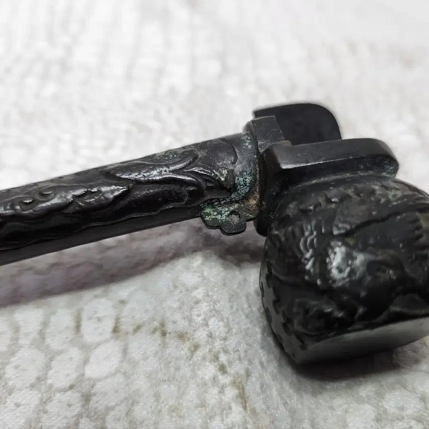 [BUNJANG] Bronze Ink and Brush Holder / 청동 붓먹물통 동브론즈 휴대용 서예도구 붓글씨