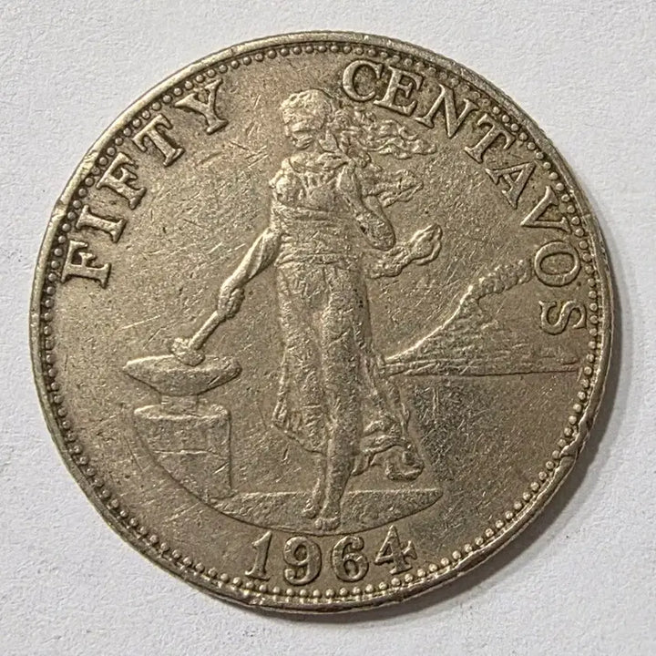 [BUNJANG] Philippines 1964 50 Centavo Coin / 1964년 필리핀 50 센타보 동전 zk-2015