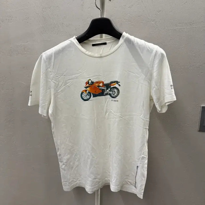 [BUNJANG] C.P. Company Motorcycle Printed White T-shirt / C.P. Company 오토바이 프린팅 반팔 티셔츠