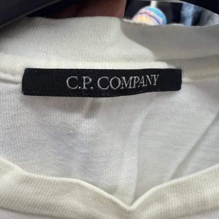[BUNJANG] C.P. Company Motorcycle Printed White T-shirt / C.P. Company 오토바이 프린팅 반팔 티셔츠