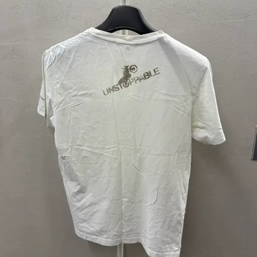 [BUNJANG] C.P. Company Motorcycle Printed White T-shirt / C.P. Company 오토바이 프린팅 반팔 티셔츠