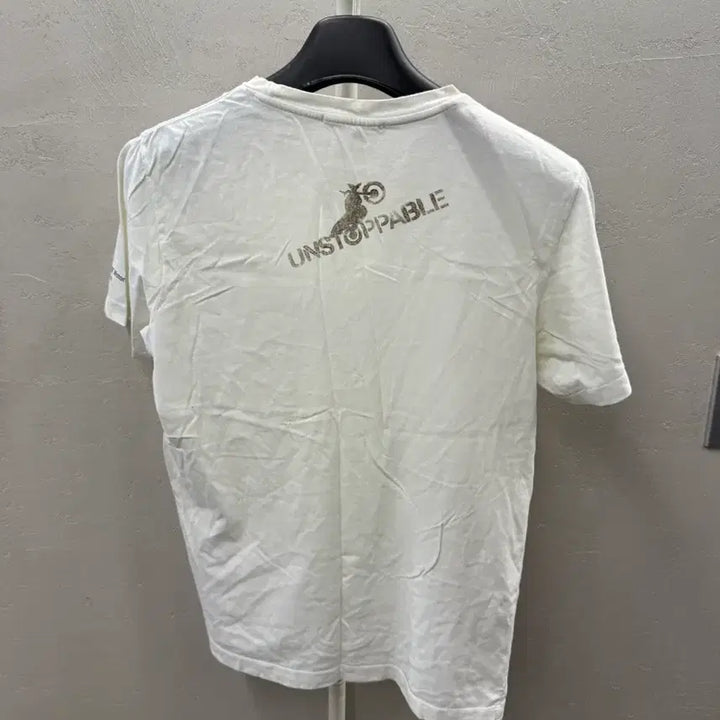 [BUNJANG] C.P. Company Motorcycle Printed White T-shirt / C.P. Company 오토바이 프린팅 반팔 티셔츠