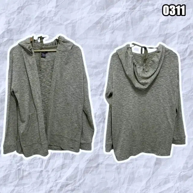 [BUNJANG] DKNY Open Hooded Cardigan / S DKNY 오픈형 후드 가디건