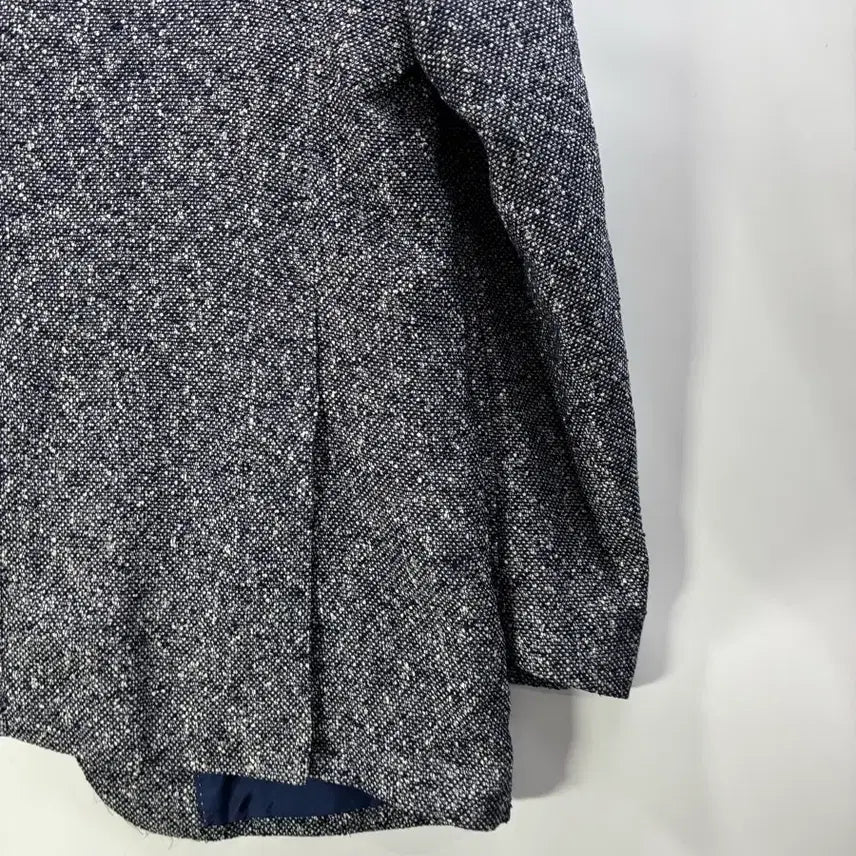 [BUNJANG] Galaxy S.G.LO Linen Blend Navy Blazer Jacket / [105] 갤럭시 슈젤로 리넨 혼방 네이비 블레이저 자켓 4.9