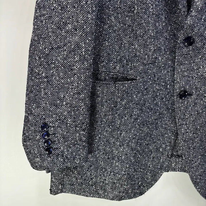 [BUNJANG] Galaxy S.G.LO Linen Blend Navy Blazer Jacket / [105] 갤럭시 슈젤로 리넨 혼방 네이비 블레이저 자켓 4.9