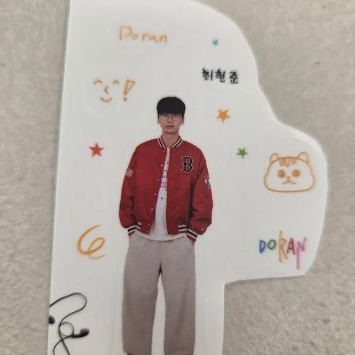 [BUNJANG] T1 Doran 26 Signature Postcard Sticker / T1 도란 26 시그 엽서 스티커