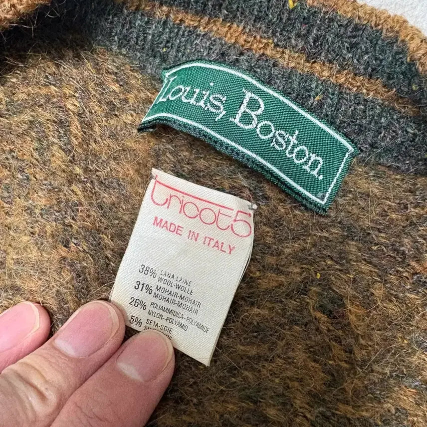 [BUNJANG] LOUIS BOSTON Vintage Mohair Cardigan / [RARE] 빈티지 모헤어 가디건 ITALY MADE