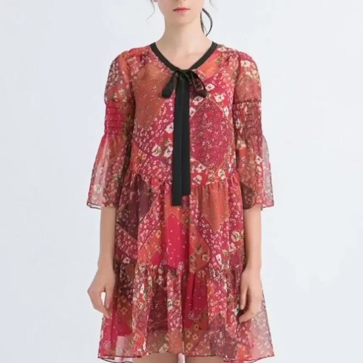 [BUNJANG] Renny Ron Dress / 레니본 원피스 54(55)