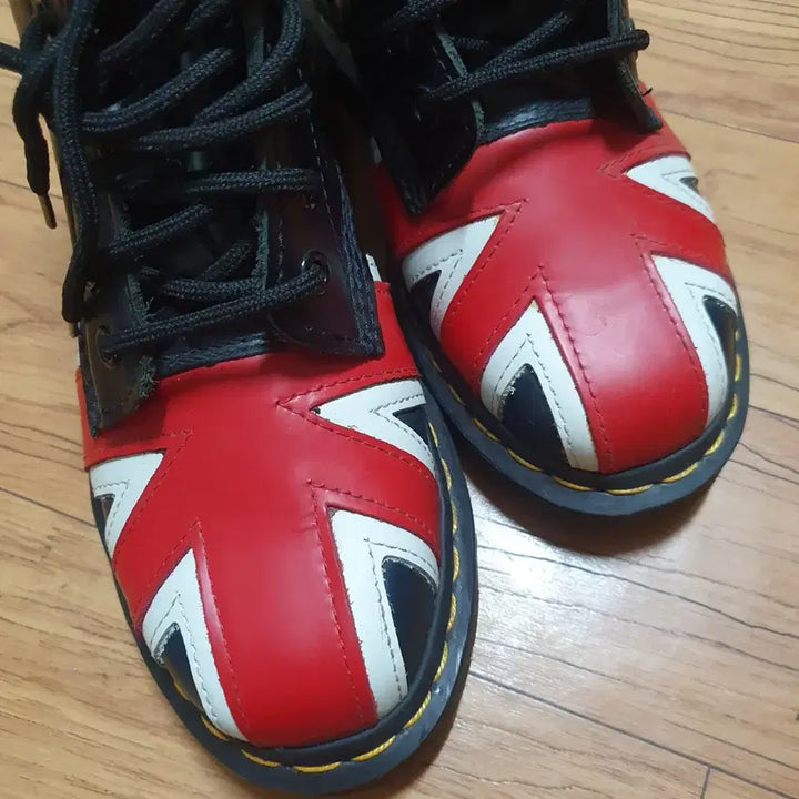 [BUNJANG] Dr. Martens Union Jack Boots / 닥터마틴 유니온잭 부츠 UK3 225-30mm 이미지참조 거의새상품 구제
