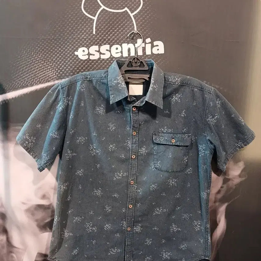 [BUNJANG] Cotton Short Sleeve Shirt / 코튼 반팔 셔츠
