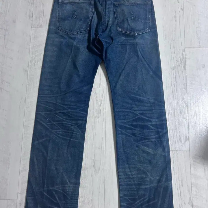 [BUNJANG] RRL Straight Leg Fit Holid Denim Jeans / RRL 스트레이트 레그 핏 홀리 데님 33x32