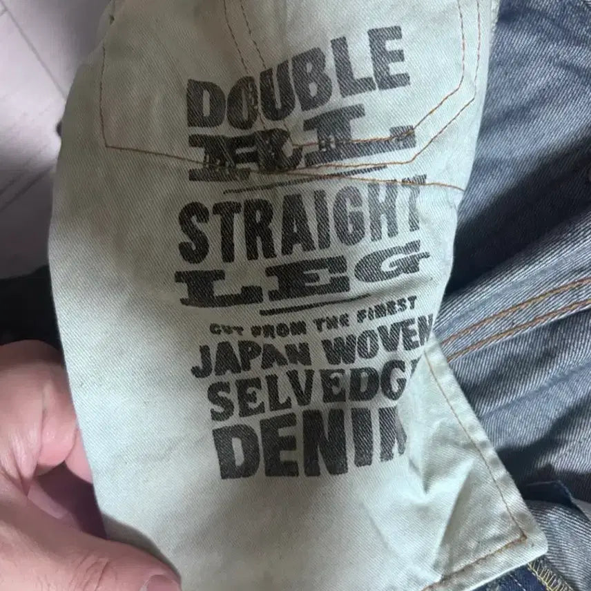 [BUNJANG] RRL Straight Leg Fit Holid Denim Jeans / RRL 스트레이트 레그 핏 홀리 데님 33x32
