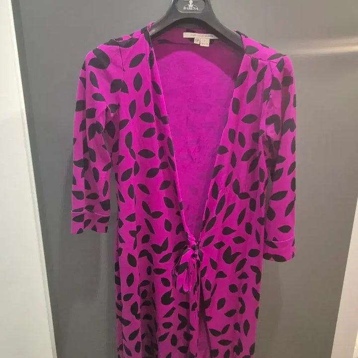 [BUNJANG] Diane Von Furstenberg Wrap Midi Dress / 다이앤본퍼스텐버그 랩원피스