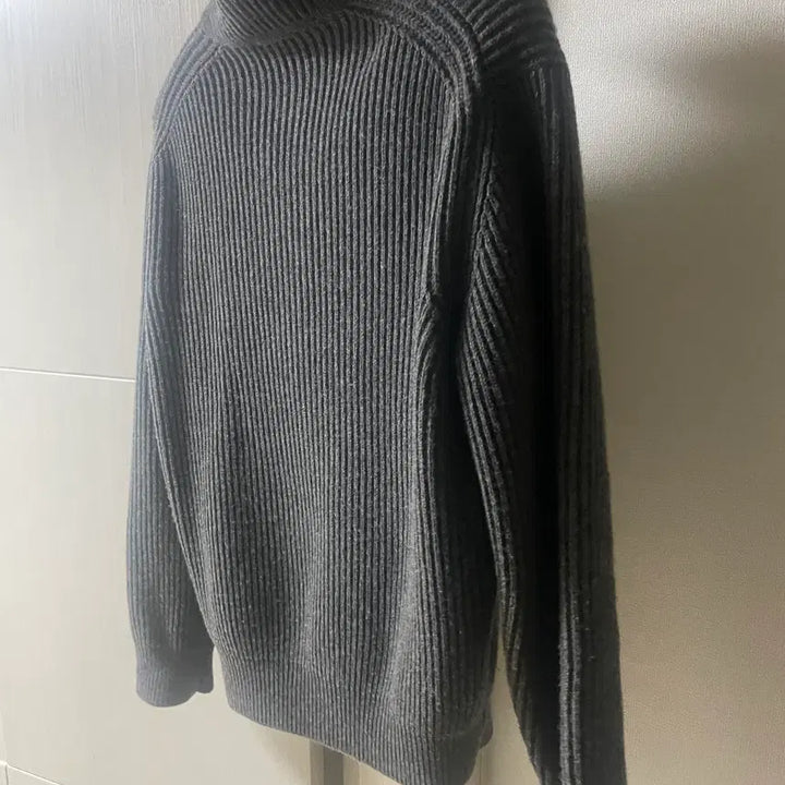 [BUNJANG] In The Row Knit Zip-up Charcoal / 인더로우 니트 집업 사이즈2 차콜