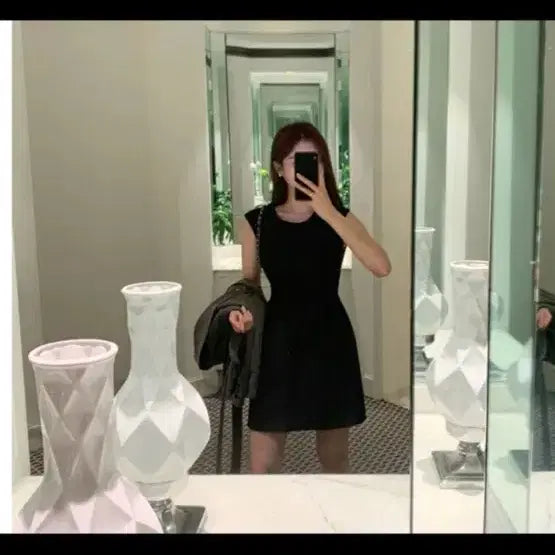 [BUNJANG] Bron Hourglass Black Dress / 브론 아워글래스 원피스