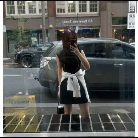 [BUNJANG] Bron Hourglass Black Dress / 브론 아워글래스 원피스