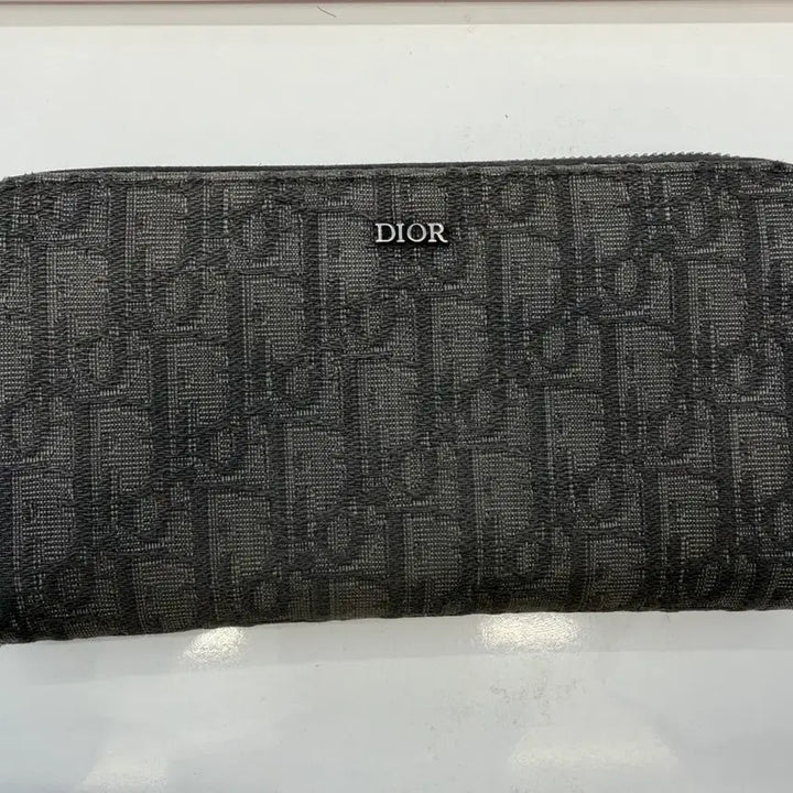 [SOLD OUT] 풀구성 디올 오블리크 지퍼 장지갑 팔아요