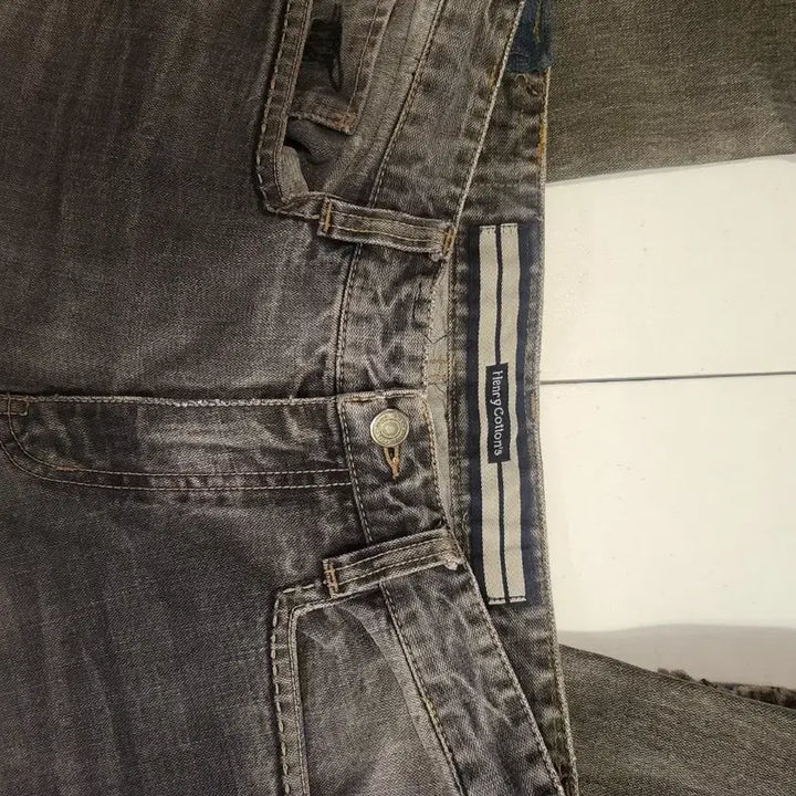 [BUNJANG] Henry Cotton Washed Denim Jeans 31 inch / 헨리코튼 워싱 데님 청바지 31인치 기장104