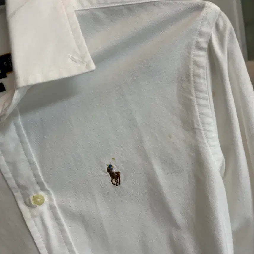 [BUNJANG] Polo Ralph Lauren White Shirt / 폴로 랄프로렌 흰색 셔츠