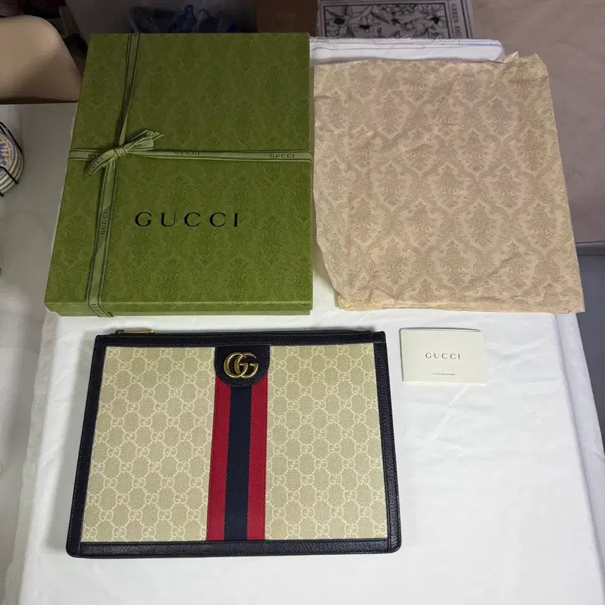 [BUNJANG] Gucci Ophidia GG Exclusive Portfolio Clutch / [공홈 단종 모델] 구찌 오피디아 GG 익스클루시브 포트폴리오 클러치