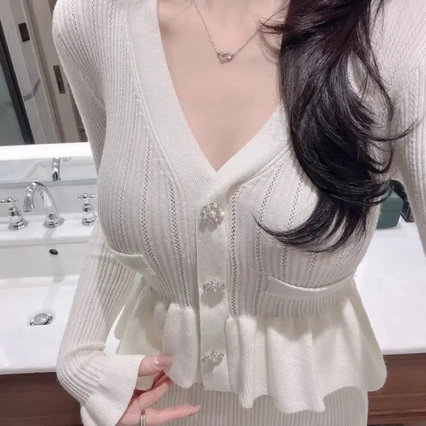 [BUNJANG] High Quality Pale Cubic Knit Dress / 수입의류 고퀄리티 페일 큐빅 니트 원피스