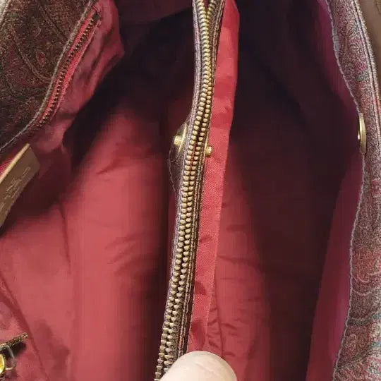 [BUNJANG] Etro Paisley Tote Bag / 에트로 페이즐리 토트백 브라운