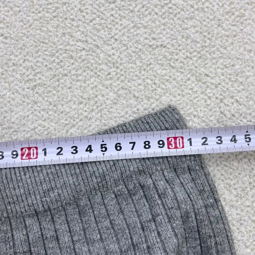 [BUNJANG] Vintage Wide Banding Knit Pants / 실측확인 빈티지 와이드 밴딩 니트 팬츠 0319E