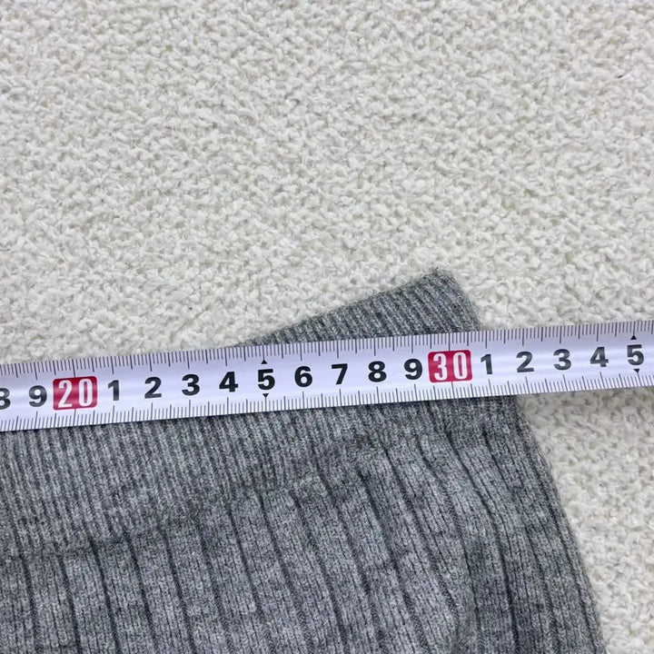 [BUNJANG] Vintage Wide Banding Knit Pants / 실측확인 빈티지 와이드 밴딩 니트 팬츠 0319E