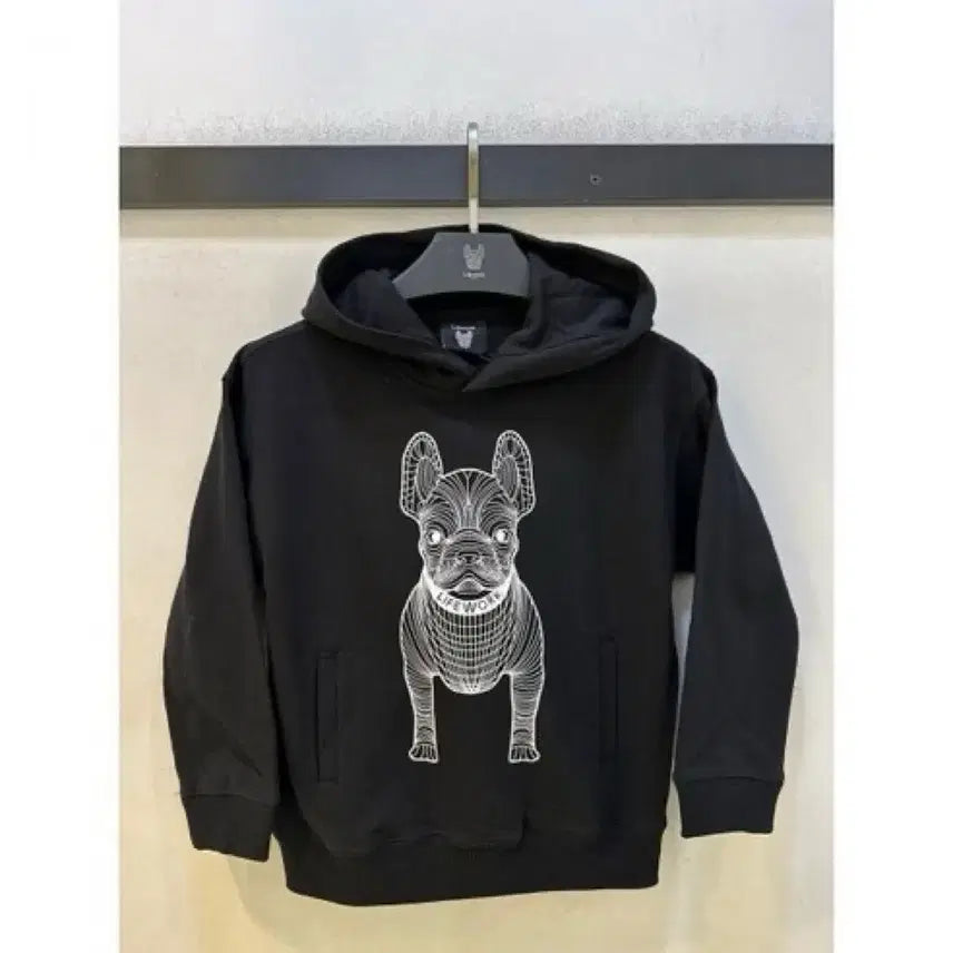 [BUNJANG] Life Work Unisex Hoodie (2-Piece Set) / 라이프워크 후드티 남녀공용 2장