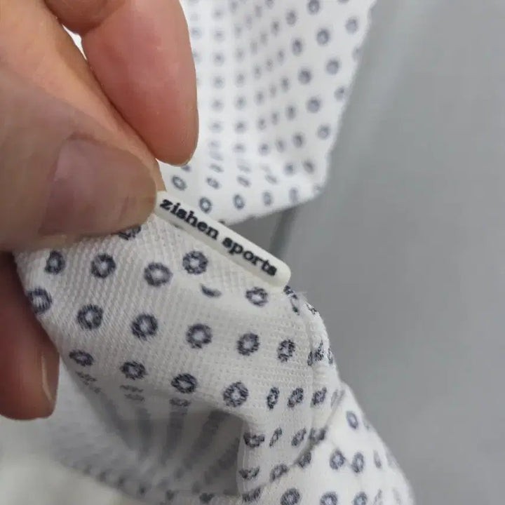 [BUNJANG] Zishen Sport Patterned Polo Shirt / 지센스포츠카라티셔츠