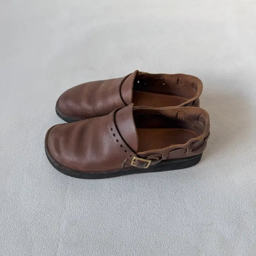 [SOLD OUT] [5C, 220]오로라 슈즈(AURORA SHOES) 레더 미들 잉글리시