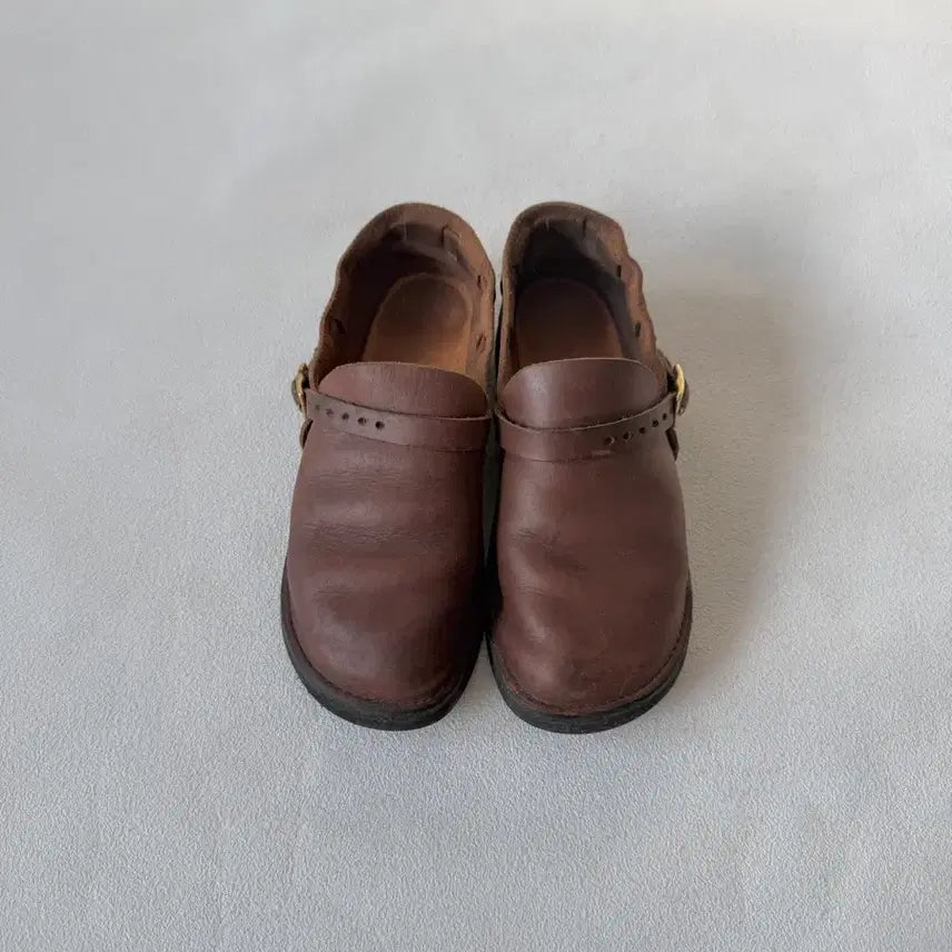 [SOLD OUT] [5C, 220]오로라 슈즈(AURORA SHOES) 레더 미들 잉글리시