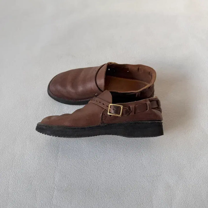 [SOLD OUT] [5C, 220]오로라 슈즈(AURORA SHOES) 레더 미들 잉글리시