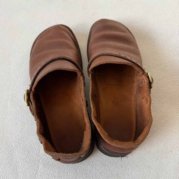 [SOLD OUT] [5C, 220]오로라 슈즈(AURORA SHOES) 레더 미들 잉글리시