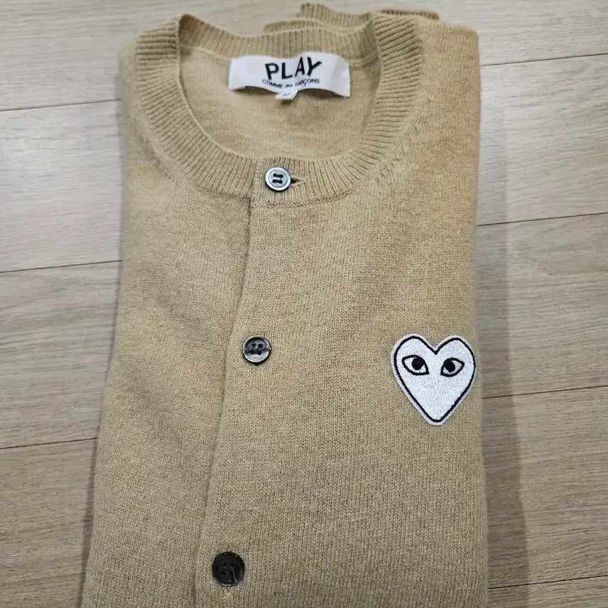 [BUNJANG] Comme des Garcons Cardigan - Beige - M Size / 꼼데가르송 가디건m