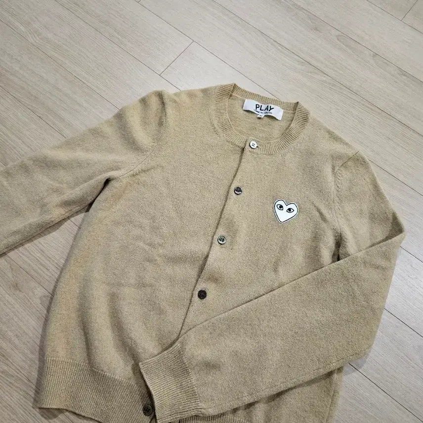 [BUNJANG] Comme des Garcons Cardigan - Beige - M Size / 꼼데가르송 가디건m