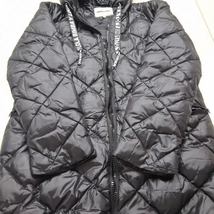 [BUNJANG] Bimba Y Lola Black Quilted Long Padded Coat / 빔바이롤라 블랙 퀼팅 롱 패딩 코트