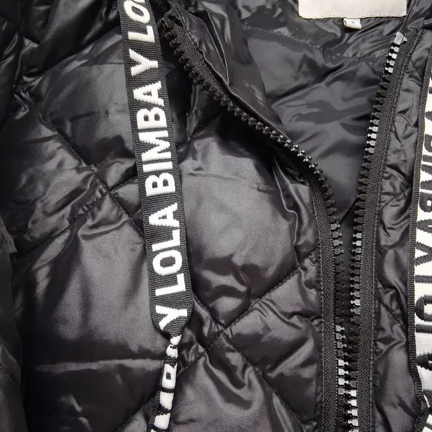 [BUNJANG] Bimba Y Lola Black Quilted Long Padded Coat / 빔바이롤라 블랙 퀼팅 롱 패딩 코트