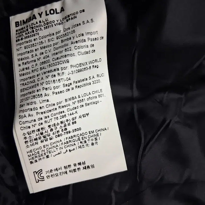 [BUNJANG] Bimba Y Lola Black Quilted Long Padded Coat / 빔바이롤라 블랙 퀼팅 롱 패딩 코트