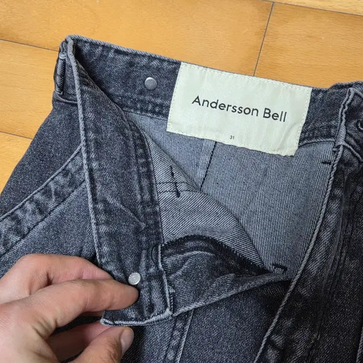 [BUNJANG] Andersson Bell Extended Straight Jeans Black / (31) 앤더슨벨 익스탠디드 스트레이트진 블랙