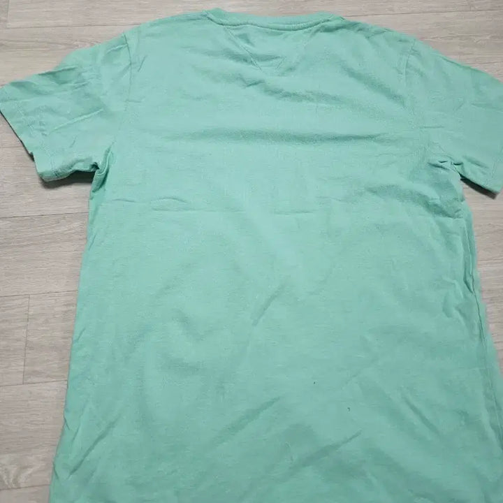 [BUNJANG] Tommy Hilfiger Mint Embroidered Logo T-Shirt / 여성 타미힐피거 민트 반팔 티셔츠